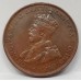 AUSTRALIA 1931 . ONE 1 PENNY . VARIETY . DROPPED ONE . LONDON DIE